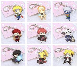 Gut ein Anime -Acryl -Doppelanhänger Keychain KR188 Keychains Mix bestellen 20 Stück pro Lot3459445