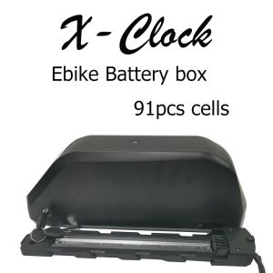 Part 36V/48V/52V Ebike Battery Case 91Pcs 18650 Cells Jumbo Shark Ebike Frame Battery Pack Case Tube Empty Electric Battery Box