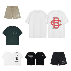 Mens T-shirt set Colee Buxtoonn Summer Spring Designer Tshirts and Shorts Loose Sweatshirt With Short Men Women Tee With Tag CB Shorts Set Men Overdized Tees Outfit-5