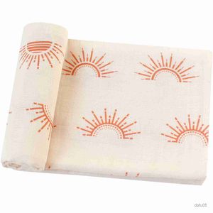 Filtar Swaddling Bamboo Muslin Swaddles Filt Baby Filtar nyfödda baby pojke flicka filtar sängkläder täcke