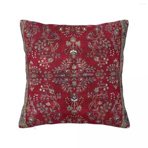 Cuscino Kashan Central Persian Tappeto Print di tappeto divano di divano di copertina di arredamento per la casa Ornamental