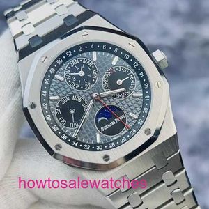 Luxury AP Forist Watch Royal Oak 26609ti Calendar Limited Edition Титановый