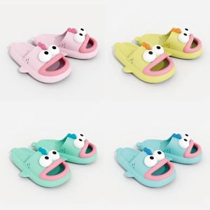 Slippers sandals Women summer home slippers cute indoor sandals pink yellow anti slip soft anti slip bathroom platform slippers DH24