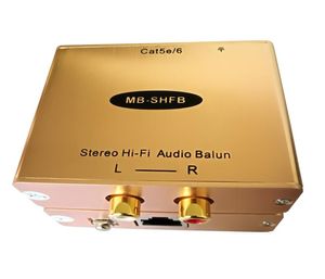 CAT5 ANALOG RCA AV Audio Isolator Extender fino a 1 km Hum Killer Hifi Audio Extender8383391