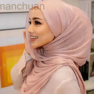 5vup hijabs het premium satin crinkle hijab halsduk vanlig muslimska kvinnor hijabs andas av islam kvinnor turban veckade halsduk ramadan d240425
