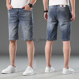 Designer jeans för mens sommar casual jeans man liten fot smal bomullssträngshorts byxor femdelar byxor mode byxor