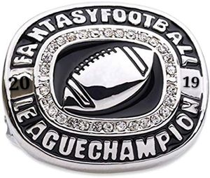 Nuovo 2019 Fantasy Football Championship Ring Souvenir Men Fan Gift Drop 1547917