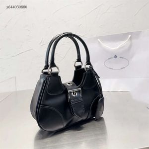 PRA Çanta Çanta Bag Marka Tasarımcı Ay Çantaları Omuz Çantaları Hilal Çantaları Yarım Ay Yumuşak Kalkış Çantaları Lüks Yeni Tote Çanta Siyah Bayan Crossbody Cüzdanlar 386 578