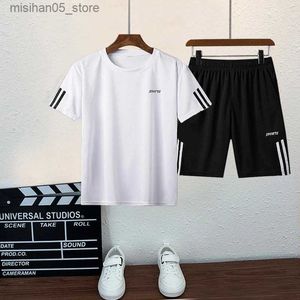 Clothing Sets Children Boy Girl Quick Dry Badminton Clothes Uniform Kid Tennis Jerseys Short Sleeve Tshirt Top and Shorts 2pcs Tracksuit Q240425