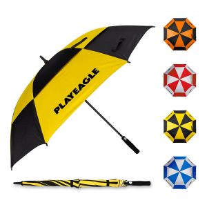 AIDS di grandi dimensioni 130 cm a doppio strato golf ombrellas pioggia donne uomini affari soleggiati e piovosi fan grande ombrello di grandi dimensioni