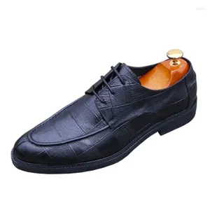 Casual Shoes Męski Krokodyl Krokodyl Wzór stylu brytyjski trend modowy z Cowhide Men