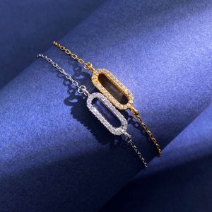 Designer Jewelry Women's Luxury Bracelets Diamond Bracelet Gold Silver Glitter Boutique Chains Gifts