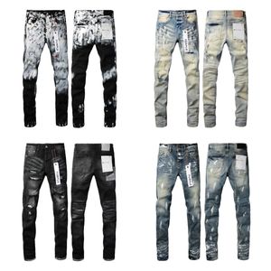 mens jeans fashion designer jeans skinny vintage black pants distressed ripped high street jeans straight leg pant mens jeans