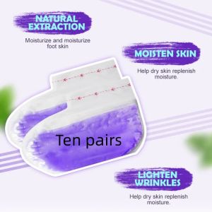 Heaters Microwave Heated Paraffin Bee Wax Hand Mask and Pedicure Foot Mask Sheet Whitening Moisturizing Socks Paraffin Wax 10pairs