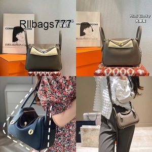 Luxury Bag Lind L Lind Bag 26 Single Shoulder Crossbody Bag Handheld Womens Bag Lind Mini Doctor Bag Mini Lind Handmade läder