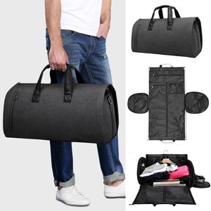 Sacchetti di abbigliamento convertibili per viaggi di grandi dimensioni borsetti con borsetta con shoe weekend weekend viaggio bagagli bagagli sulla borsa XM130 240419