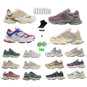 Joe Hot 9060 FreshGoods Homens Mulheres Running Saplen Suede 1906r Designer Penny Cookie Pink Baby Chão de bebê Blue Sea Salt Outdoor Trail Sneakers Tamanho 36-45 2024