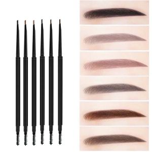 Enhancers Private Label Eyebrow Pencil Makeup Custom Bulk Very Small Triangle Doubleended Golden Chopsticks Eye Brow Knife Waterproof