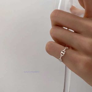 Chain Finger Ring Sterling Silver Adjustable Jewelry