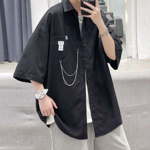 2023 Summer New Large Gradient Short Sleeved T-shirt Versatile Casual Trend Fashion Personalized Shirt