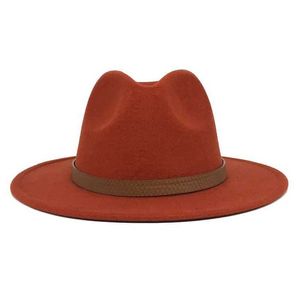 Breda randen hattar hink hattar hatt med en tofs för män kvinnor fashionabla file cap fedora hatt y240425