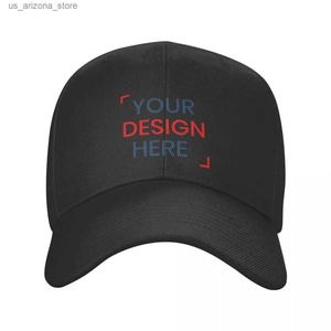 Ball Caps Customized baseball cap for men and women adjustable for your design. Here is the dad cap outdoor snapshot cap summer cap Q240425