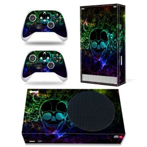 Naklejki Skull 3694 Xbox Series S Nakleżka skóry naklejka naklejka Xboxseriess Vinyl XSS Konsola skóry i 2 kontrolery