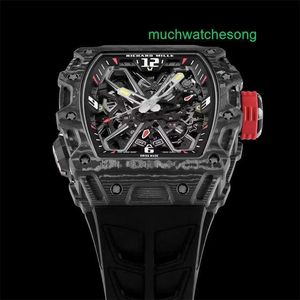 الساعات الفاخرة للرجال RM التلقائي Chronograph Wrist Swiss Technology Mens Series RM35-03 Super Black Knight Dial 43.15 49.95mm Card CE2U