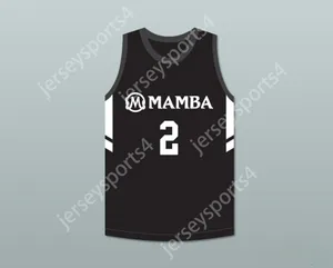 CUSTOM NAY Name Mens Youth/Kids GIGI 2 MAMBA BALLERS BLACK BASKETBALL JERSEY VERSION 3 Stitched S-6XL