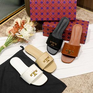 المصمم Sandal Slippers النسائية الصيفية الصيفية الصيفية Flat Flip Flop Flop for Women لارتدائها بشكل عرض ومريح مع ممسحة باردة وصندل كسول