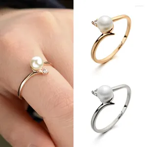 Com pedras laterais de alta qualidade 2024 presentes 1pc Graceful Allergy Wedding Free Wedding Golden Cubic Zirconia Crystal Engagement Anéis