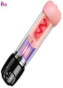 Automatic Electric Vibrator Male Penis Pump Enlargement Vacuum Pump Prolong Enhancer Penis Enlarger Extender Sex Toy For Men Gay Y7901180