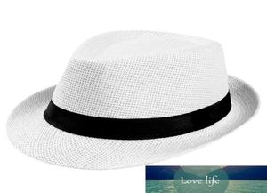 Feitong unisex kvinnor män mode sommar avslappnad trendig strand solstrån panama jazz hatt cowboy fedora hatt gangster cap3472918