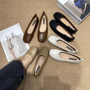 Casual Shoes Women Flats Round Toe Slip On Flat Ballet Shallow Ballerina Soft Moccasin Ladies Loafers Female Zapatos Mujer