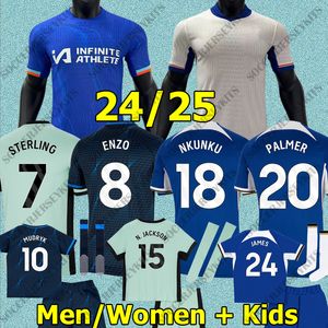 23 24 25 koszulki piłkarskie Gallagher 23 24 Sterling Football Shirt Mudryk Men Kits Kids Fofana Jersey Chefer Che Lse As FC Caicedo Children Soccer Jerseys Cfc Enzo