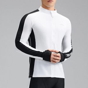 Sweaters 2023 New Men Sunscreen Swimming Suit Split Long Sleeve Diving Surfing Suit Quick Drying Top Beach Water Sports Front Zipper Top