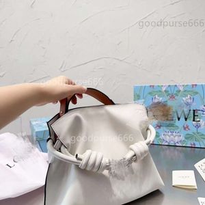 Light Spain Soft Flamenco Loe Bottom Designer Totes Bag Totes Handbag Beauty Luxury Girl Hard Bags Simple Travel Lady High Lazy Style 29*24cm 424H