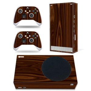 Adesivi disegni in legno Xbox Series S Skin Sticker Decal Cover Xbox Series S Vinil XSS Console per la pelle e 2 controller