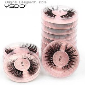 False Eyelashes YSDO 10/20 Double Makeup Mink Skin Eyelash Wholesale Natural Long Stripe Soft 3D Maquiagem Artificial Cils Q240425