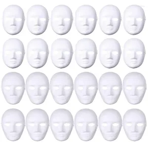 Aufbewahrungstaschen 12pcs DIY Full Face White Masken Halloween Kostüme leere Malerei Mask Danz Ghost Cosplay Masquerade Party