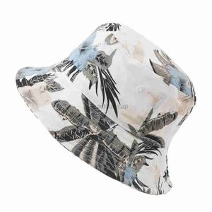 Designer Wide Brim Hats & Bucket Hats Spring and summer hat fisherman's hat female printed sunshade hat sunscreen men's and women's hat Caps