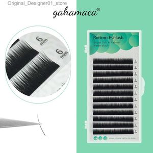 Falska ögonfransar Gahamacas ögonfransar förlänger 5mm 6mm 7mm och korta ögonfransar. Makeup för lägre ögonfransar Maquillaje Cilios Q240425