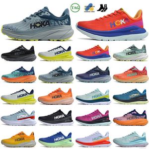 2024 Löpskor för män Kvinnor Clifton 9 Bondi 8 Utomhus Sneakers Womens Sport Mens Trainers har storlek 36-46