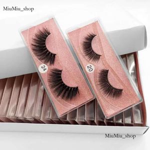 Partihandel 10stylar 3D Mink Eyes Lashes Natural False Eyelashes Soft Make Up Extension Makeup Fake Eye Lashes 982