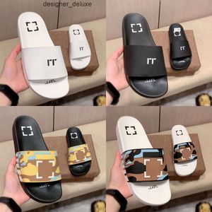 Luxury Shoes Designer Sandale Rubber Sole Tazz Slipper Man Off Summer Beach Lady Mule White Yellow Slide Flat Heel Woman Shoe Stripe Office Pool Loafer Sandal Sli DLHY