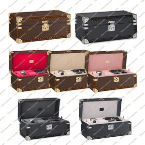 Unisex moda gündelik tasarım lüks çanta coffret Accessoires watch vaka depolama kutusu kozmetik kılıfları mücevher kutu tuvalet çantası üst ayna kalitesi m44127 m20209 kese