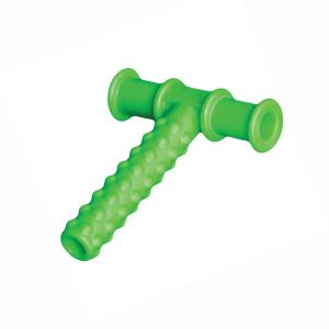 Green Knobby Texture Chew Tube för småbarn Sensoriska teether och oralt motorverktyg för barn med autism ADHD Perfekt för talterapi ZZ