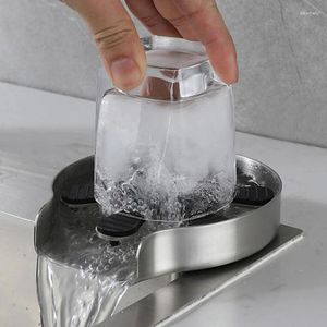 Storage Bags Rinser Cup Washer Coffee Cleaning Tool Bar Faucet Washing Pressure Spray Kitchen Sink Automatic Accessories