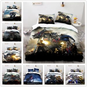 Sets Transformers Movie 3D Printed Deckblatt Cover / Duvet Cover Set Twin Full Queen King Size Bettwäsche Bett Bettwäsche Bettwäsche Geschenk