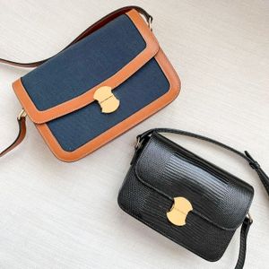 Bola de grife clássico de aba ombro crossbody Designer Tote Triomphes Teen Triomphes Bolsa de mão Bolsa de mão Homens Mulher Moda Black Messenger Bags Purse Lady Gift